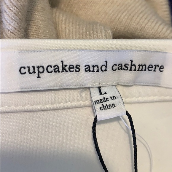 *SALE* NWT CUPCAKES & CASHMERE White Asymmetrical Skirt - Picture 7 of 10